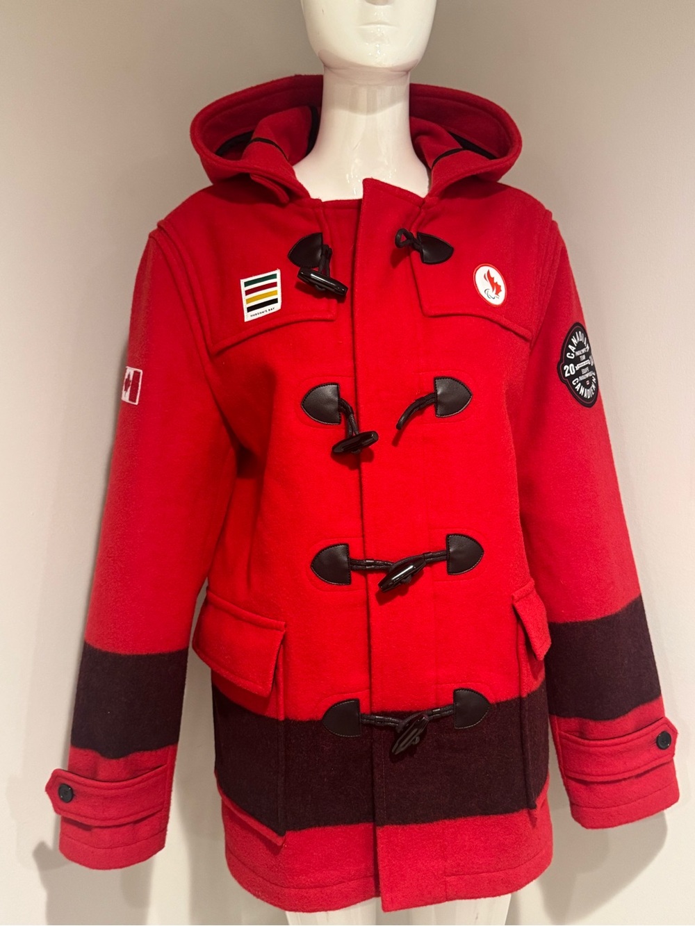 Hudson’s Bay Team Canada 2014 Sochi Paralympic Wool Duffle Coat M